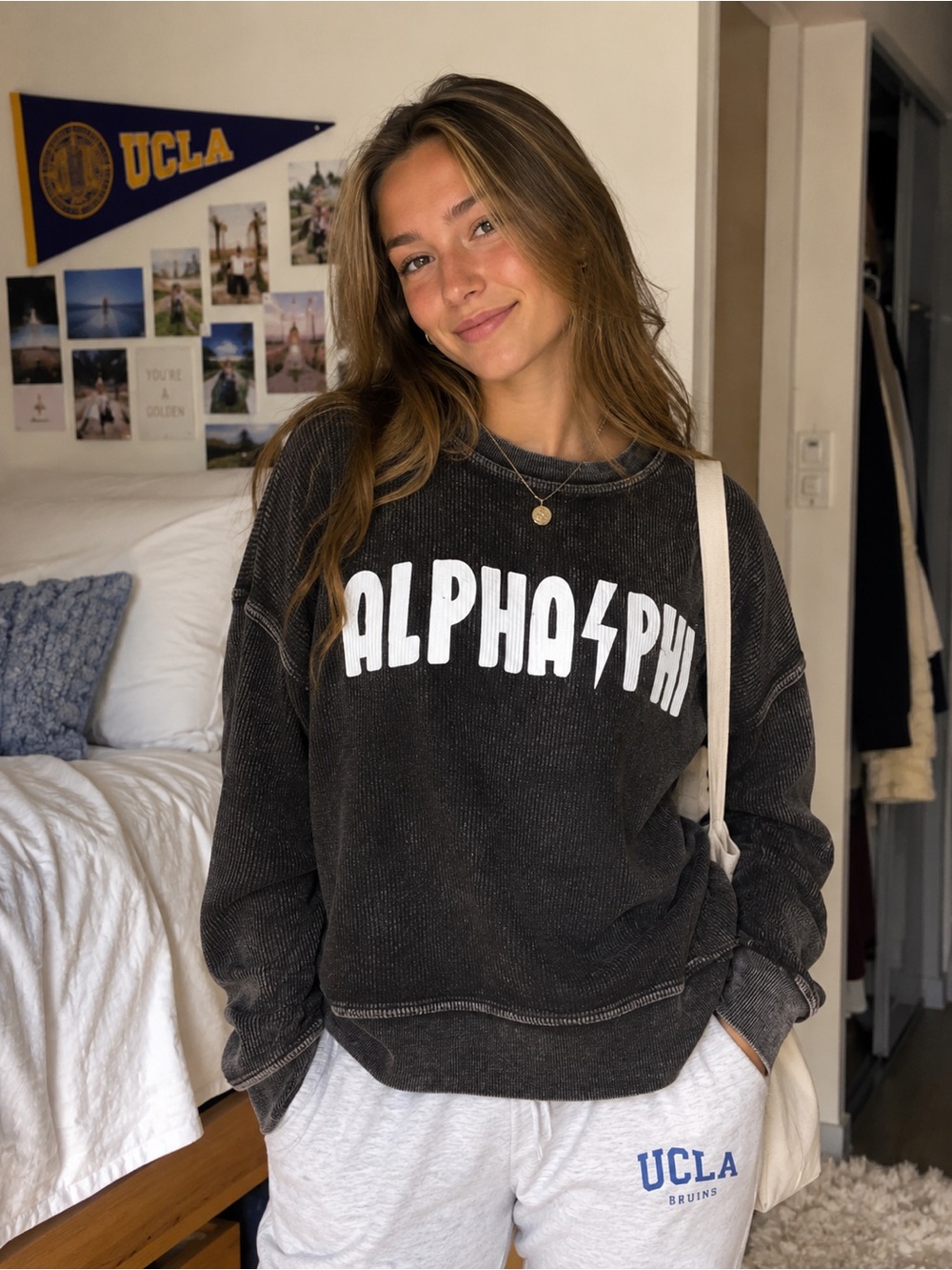 Charles River Alpha Phi Crewneck Sweatshirt